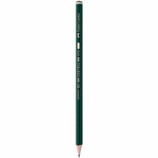 Bleistift Faber-Castell 119012 9000, Hrtegrad: 2H, grn lackierter Schaft