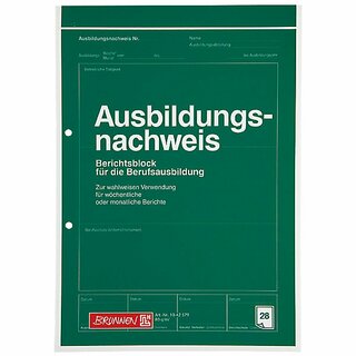 Ausbildungsnachweis Brunnen 1042579, A4, 28 Blatt, 10 Stck