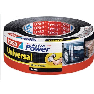 Folienband Tesa 56389 ExtraPower, 48mm x 50m, gewebeverstrkt, schwarz, 6 Stck