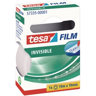 Klebefilm Tesa tesafilm 57335, matt unsichtbar, 19mmx10m