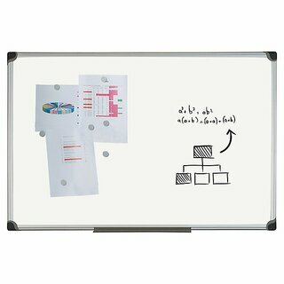 Wei�wandtafel Bi-Office CR0801178 Classic, emaillierte Oberfl, Ma�e: 90 x 120cm