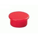 Magnet, rund, : 13 mm, Haftkraft: 100 g, rot