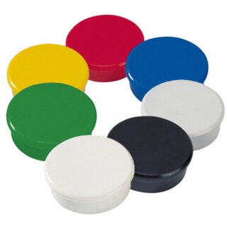 Magnet, rund, Ø: 38 mm, Haftkraft: 2.500 g, sortiert