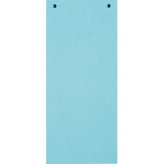 Trennstreifen 24 x 10,5cm, blau, 100 Stck