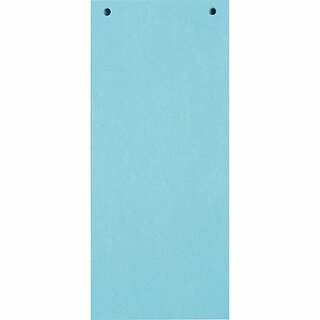 Trennstreifen 24 x 10,5cm, blau, 100 Stck