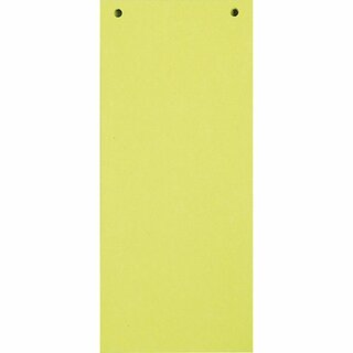 Trennstreifen 24 x 10,5cm, gelb, 100 Stck