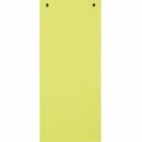 Trennstreifen 24 x 10,5cm, gelb, 100 Stck