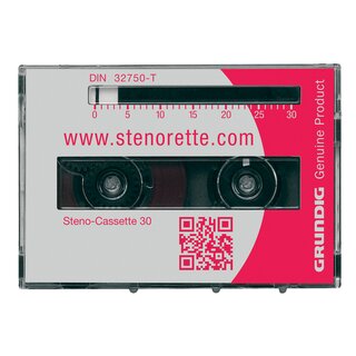 Stenokassette Grundig 30, 1 x 30min