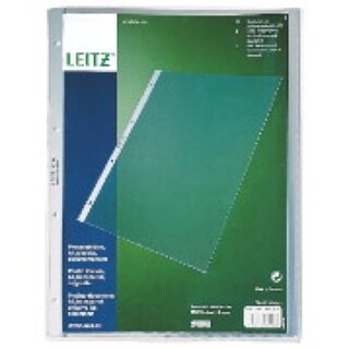 Prospekthlle Leitz 4734, A4, PVC, Strke: 0,08mm, oben offen, glasklar