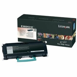 Rckgabetoner Lexmark E360H31E, Reichweite: 9.000 Seiten, schwarz