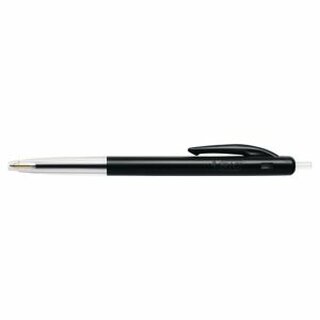 Kugelschreiber BIC M10 Einweg Druckmechanik, Strichstrke 0,4mm, schwarz