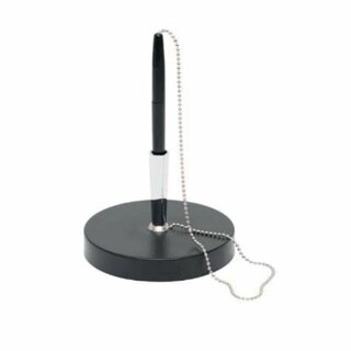 Kugelschreiberständer stabil, mit Kette, 110 x 170 mm,...