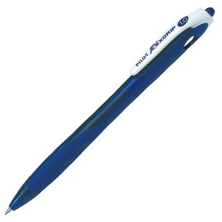 Kugelschreiber Pilot 2047 BRG-10M Rex Grip, Strichstrke: 0,4mm, blau