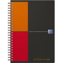 Adressbuch INTERNATIONAL, PP, gefllt, A5, grau/orange/rot