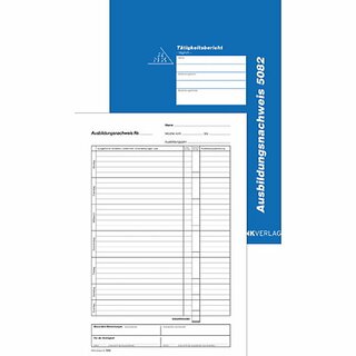 Ausbildungsnachweis RNK 5082, A4, 28 Blatt, 10 Stck