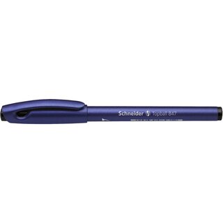 Tintenkuli TOPBALL 847, Kappe, 0,5mm, Schaft: blau, Schreibf.: schwarz