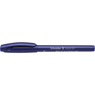 Tintenkuli TOPBALL 847, Kappe, 0,5mm, Schaft: blau, Schreibf.: blau