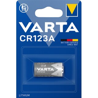 Fotobatterie Varta CR 123A, 3,0 Volt, Lithium, 10 Stck