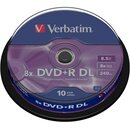 DVD-R Verbatim 43666, 8,5GB, DL, Schreibgeschwindigkeit:...