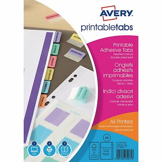 Registertabs Avery Zweckform L7431, 96 Stck