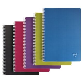 Collegeblock Clairefontaine 329126C, A4, kariert, 90g, 4fach gelocht, 80 Blatt