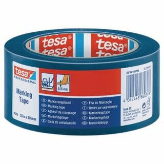 Bodenmarkierung Tesa 6070,  PVC, 50mm x 33m, blau