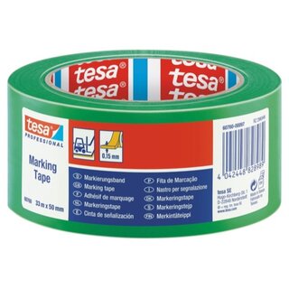 Bodenmarkierung Tesa 6070, PVC, 50mm x 33m, grn