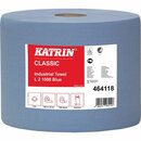 Putztuchrolle Katrin 464118 L2, 2-lagig, 360m lang, blau,...