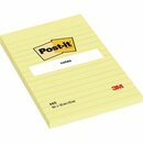 Haftnotizen Post-it 660, 102x152mm, 100 Blatt, liniert, gelb