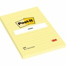 Haftnotizen Post-it 660, 102x152mm, 100 Blatt, liniert, gelb