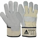 Handschuhe Hase Verden, Leder, Gre 11, grau/beige, 1 Paar