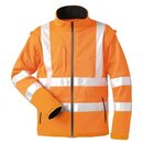 Warnschutz-Softshelljacke elysee TYLER 22701, orange, Gr. M