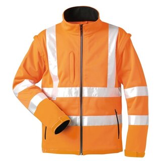 Warnschutz-Softshelljacke elysee TYLER 22701, orange, Gr. XL