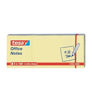 Haftnotizen Tesa 57653 Office Notes, 50x40mm, 100 Blatt,...