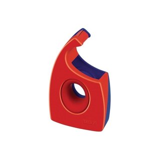 Handabroller Tesa tesafilm Easy Cut 57444, fr 19mm x 33m, rot/blau