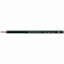 Bleistift Faber-Castell 119004 9000, 4B, grn lackierter...
