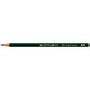 Bleistift Faber-Castell 119004 9000, 4B, grn lackierter...