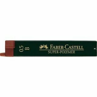 Feinminen Faber-Castell 120501, Strichstrke: 0,5mm, B, 12 Stck