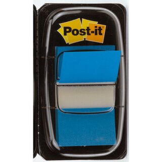 Index-Spender Post-it 680, mit 50 Haftstreifen, 44x25mm, blau