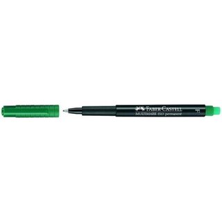 OHP-Stift Faber-Castell 151363 Multimark F, wasserfest, 0,6mm, grn