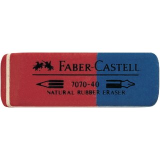 Radierer Faber-Castell 7070-40, aus Kautschuk, fr Blei-, Kopier- und Farbstifte