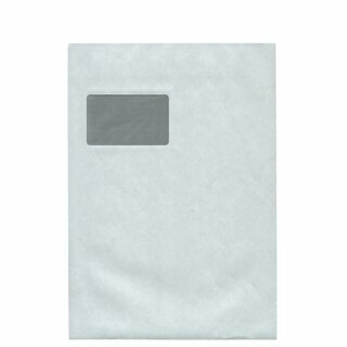 Versandtaschen C4, mit Fenster, SK, 100g, wei�, 250 St�ck