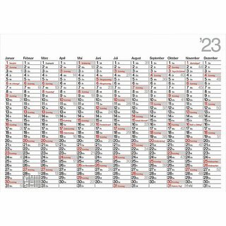 B�hner Plakatkalender DELTA K12, 12 M/1S, 98 x 68,5 cm, 2027