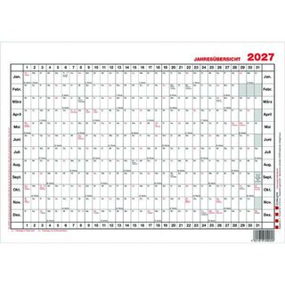 G�ss Plakatkalender Nr. 2, Jahresplaner, 12 Monate, 29,7...