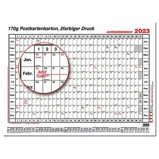 G�ss Plakatkalender Nr. 2, Jahresplaner, 12 Monate, 29,7 x 21cm (A4), 2027