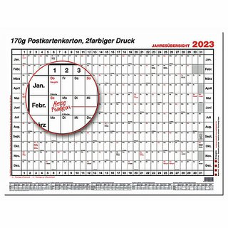 G�ss Plakatkalender Nr. 5, Jahresplaner, 12 Monate, 96,5 x 60cm (A1), 2027