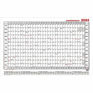 Gss Plakatkalender Nr. 5-1, Jahresplaner, 12 Monate, 140 x 84,1cm (A0), 2026
