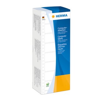 Universal-Etiketten Herma 8211, 1bahnig, 88,9 x 35,7mm (LxB), wei, 4000 Stck