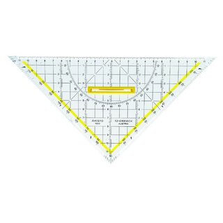 TZ-Dreieck, Kst., mit abnehmbarem Griff, Hypotenuse:...