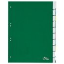 Register Durable 6221, blanko, A4, aus Kunststoff, 10...